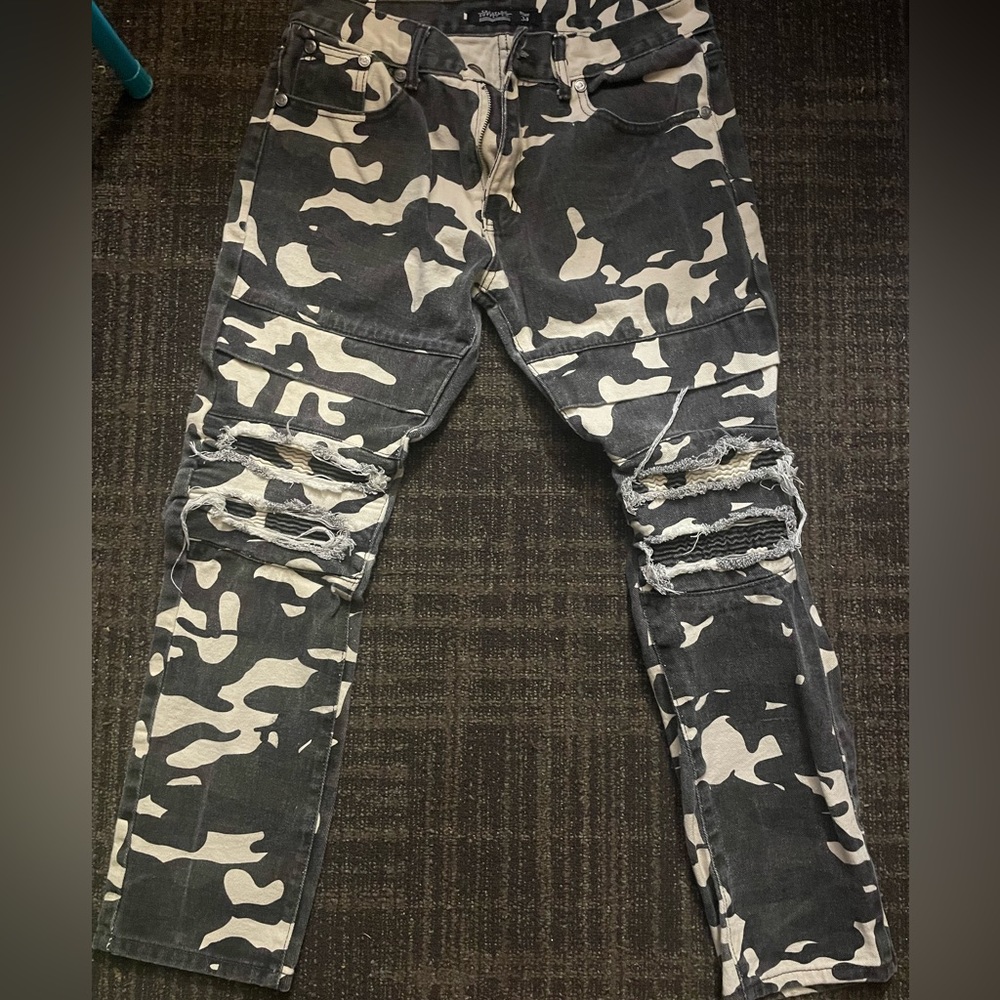 Camouflage man pants